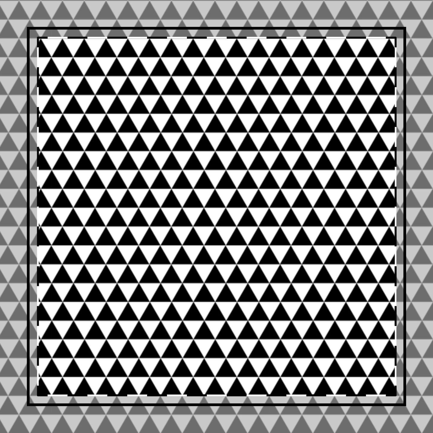 Black Triangles Cotton Twill Napkin