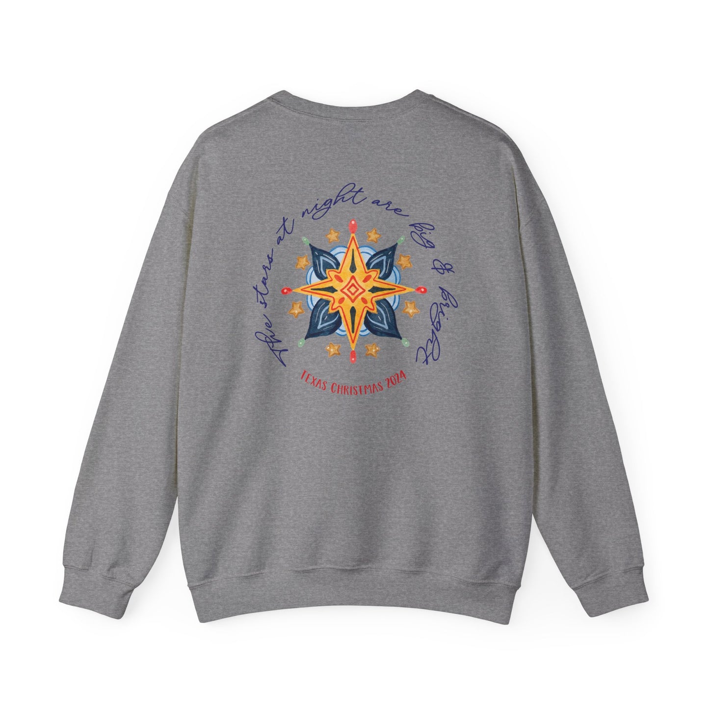 Texas Christmas Northern Star Unisex Heavy Blend™ Crewneck Sweatshirt