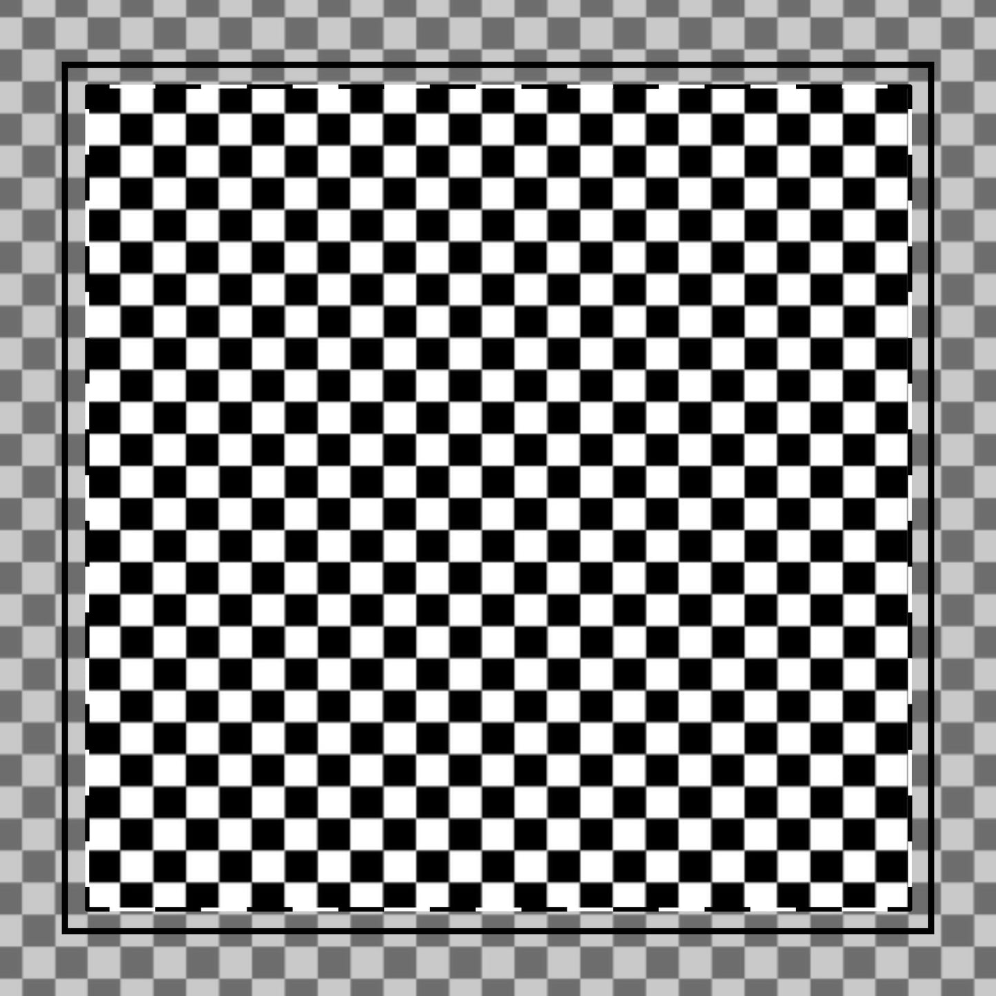 Black Checkered Cotton Twill Napkin