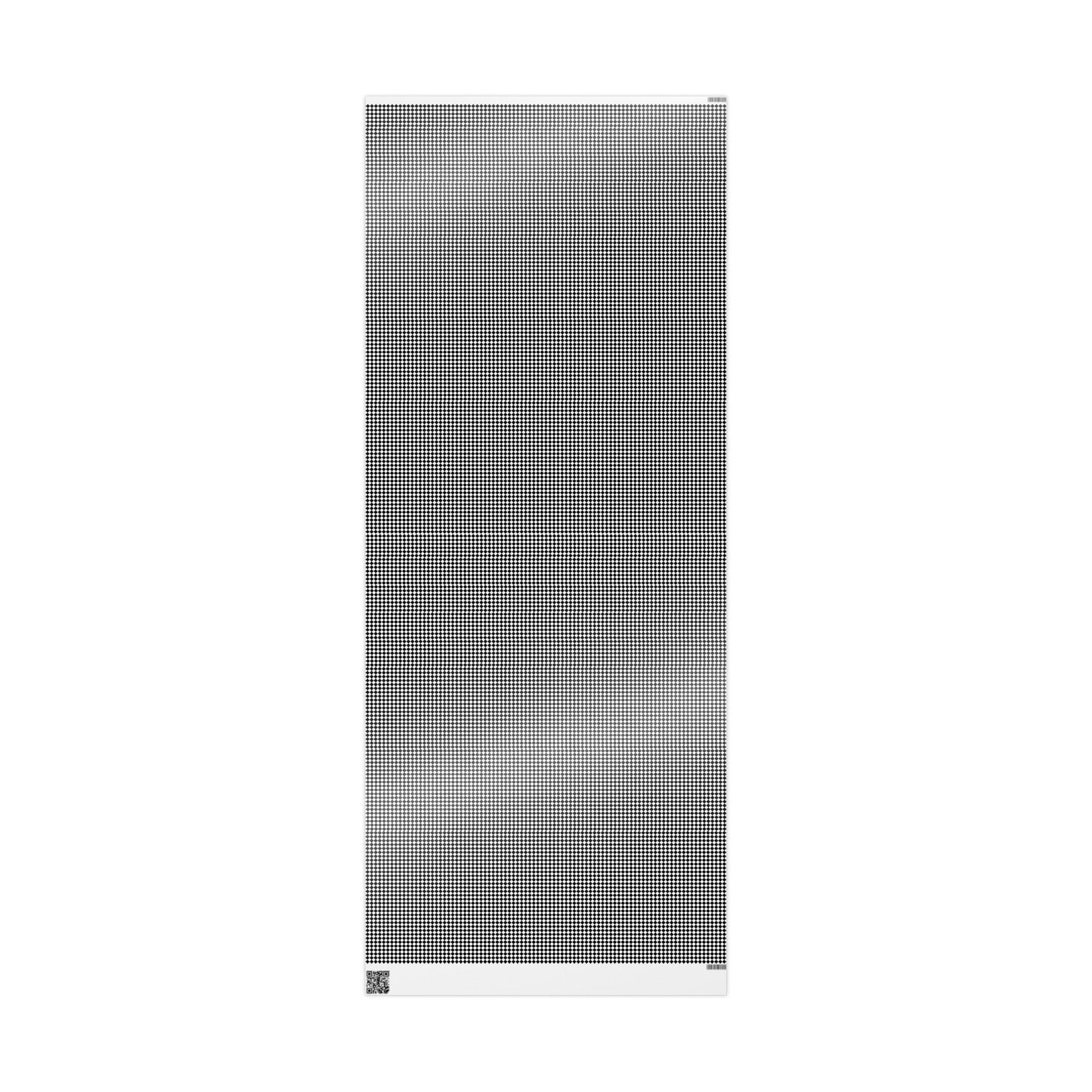 Black Argyle Wrapping Paper