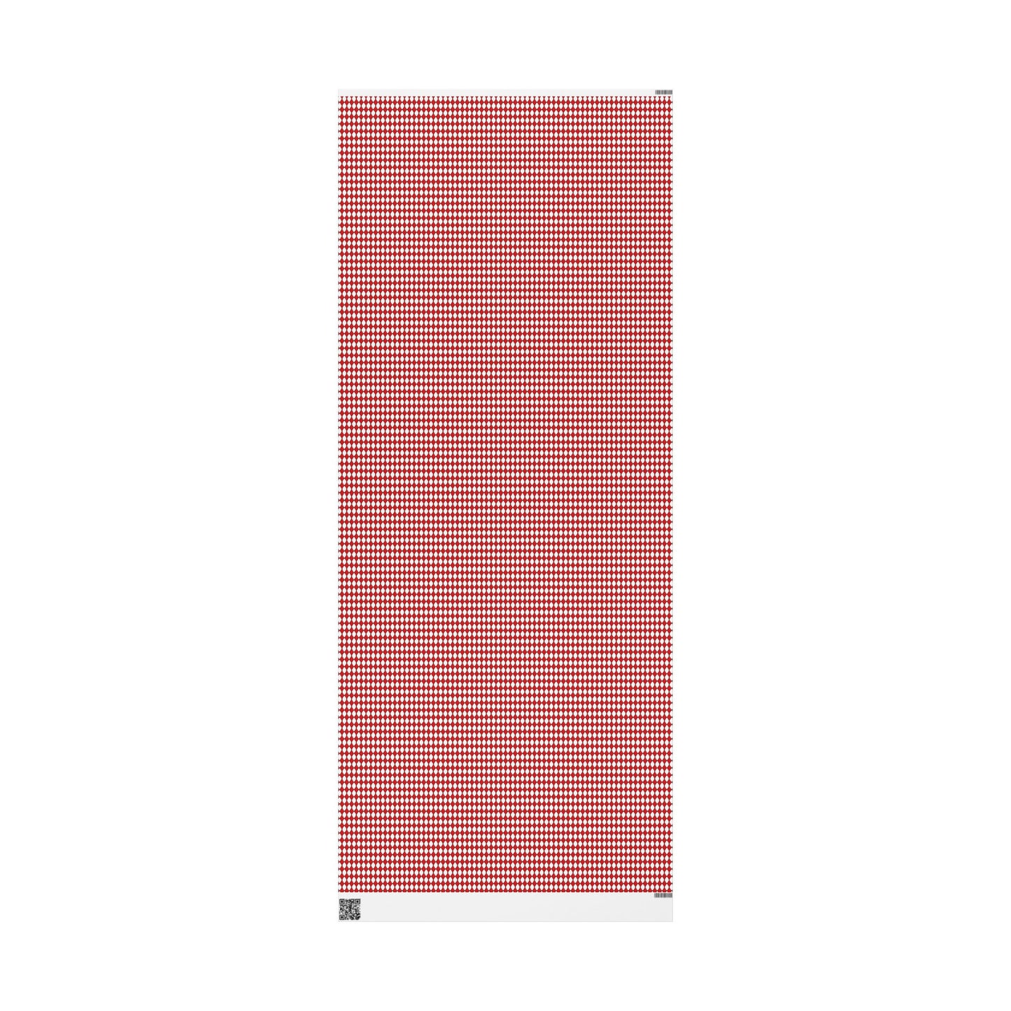 Red Drummer Boy Argyle Wrapping Paper