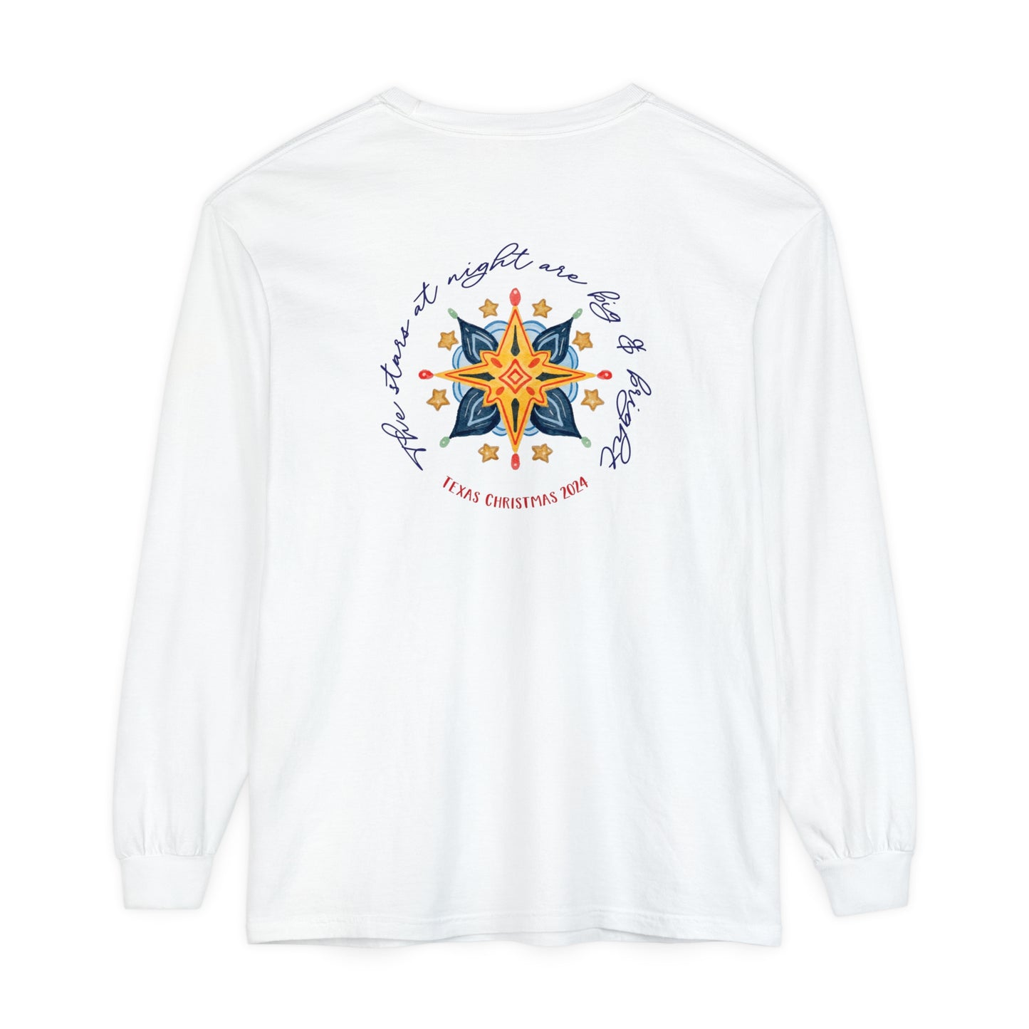 Texas Christmas Northern Star Unisex Jersey Long Sleeve Tee