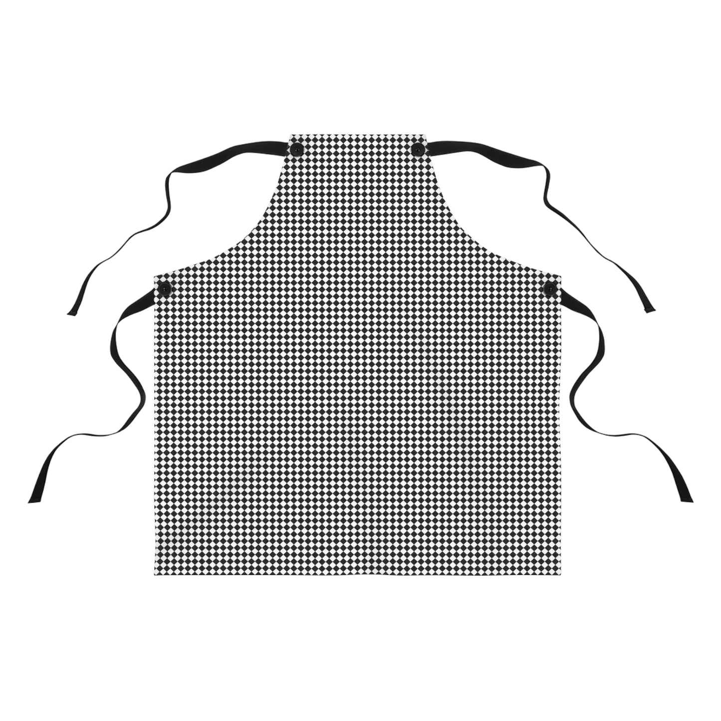 Black Argyle Apron