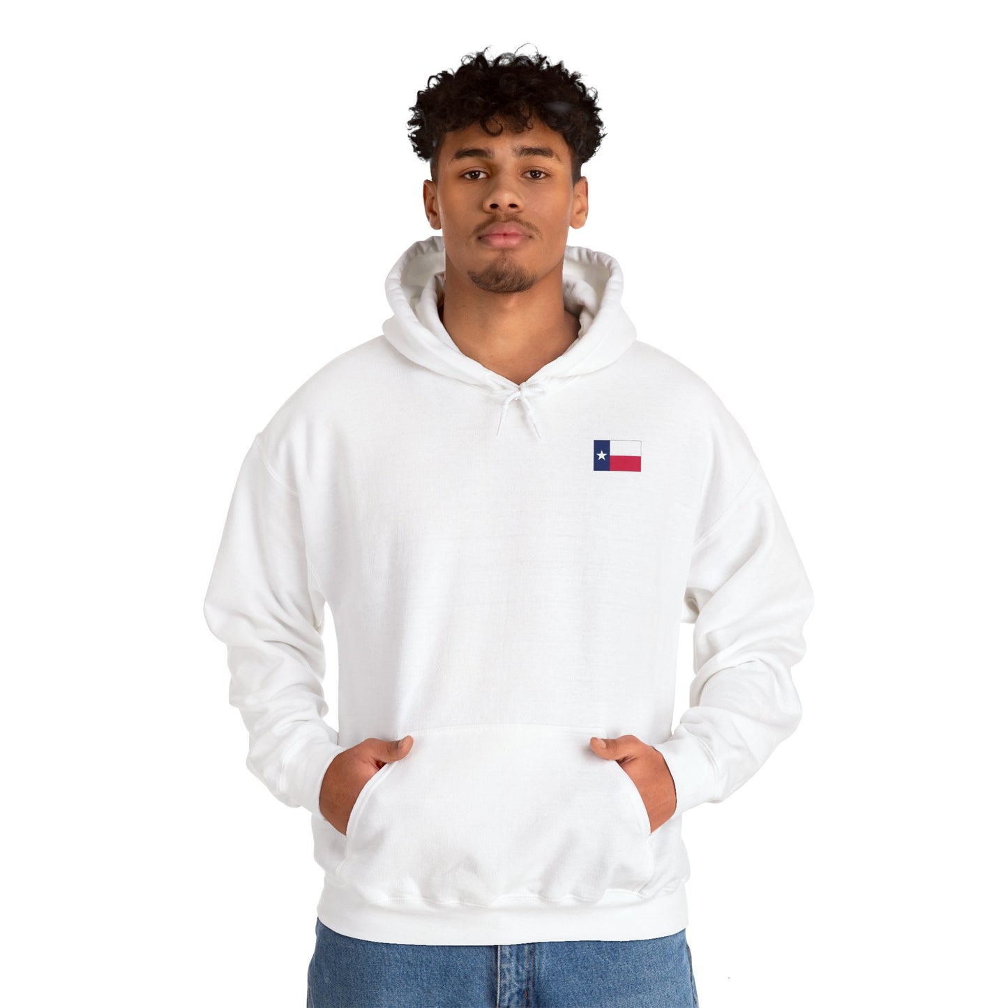 Dasher- Texas Christmas Cowboy Boots Unisex Heavy Blend™ Hooded Sweatshirt