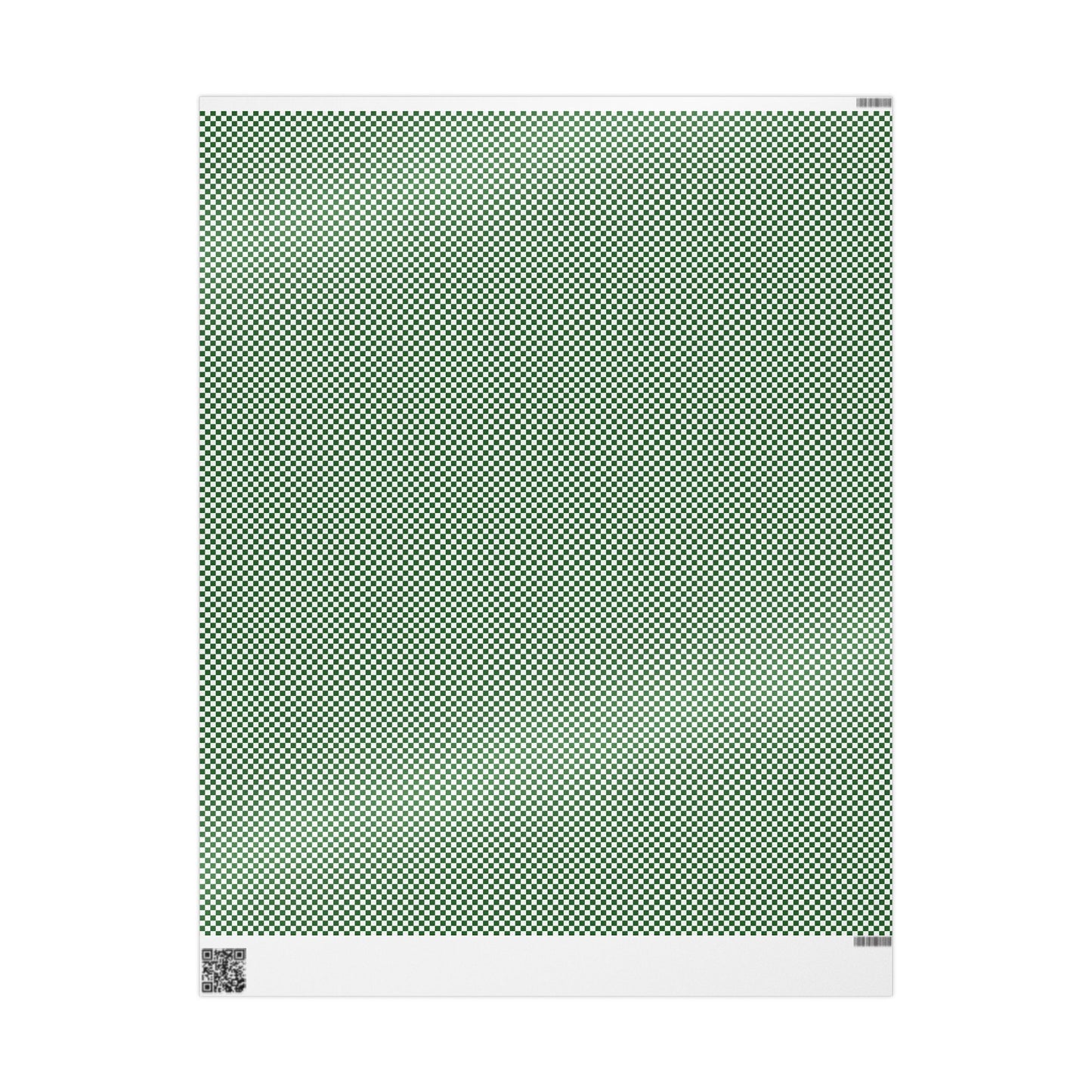 Green Checkered Wrapping Paper