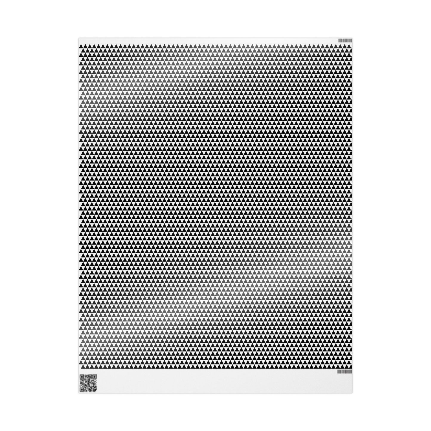 Black Triangles Wrapping Paper