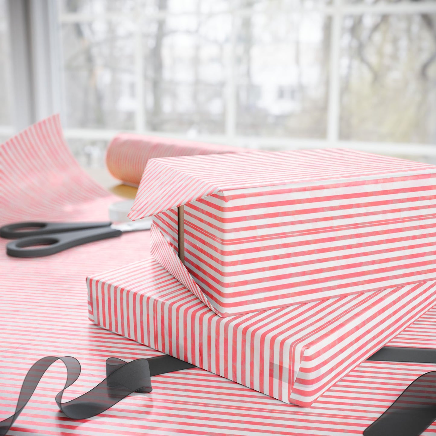 Candy Cane Stripes Wrapping Paper