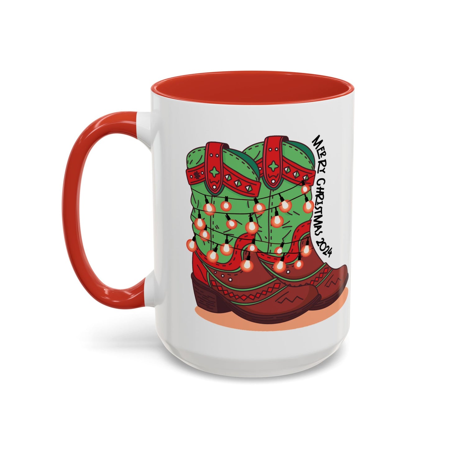 "Rudolph" Cowboy Christmas Ceramic Mug (11oz, 15 oz)
