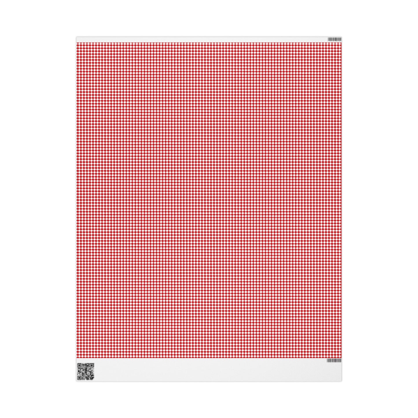 Red Argyle Wrapping Paper