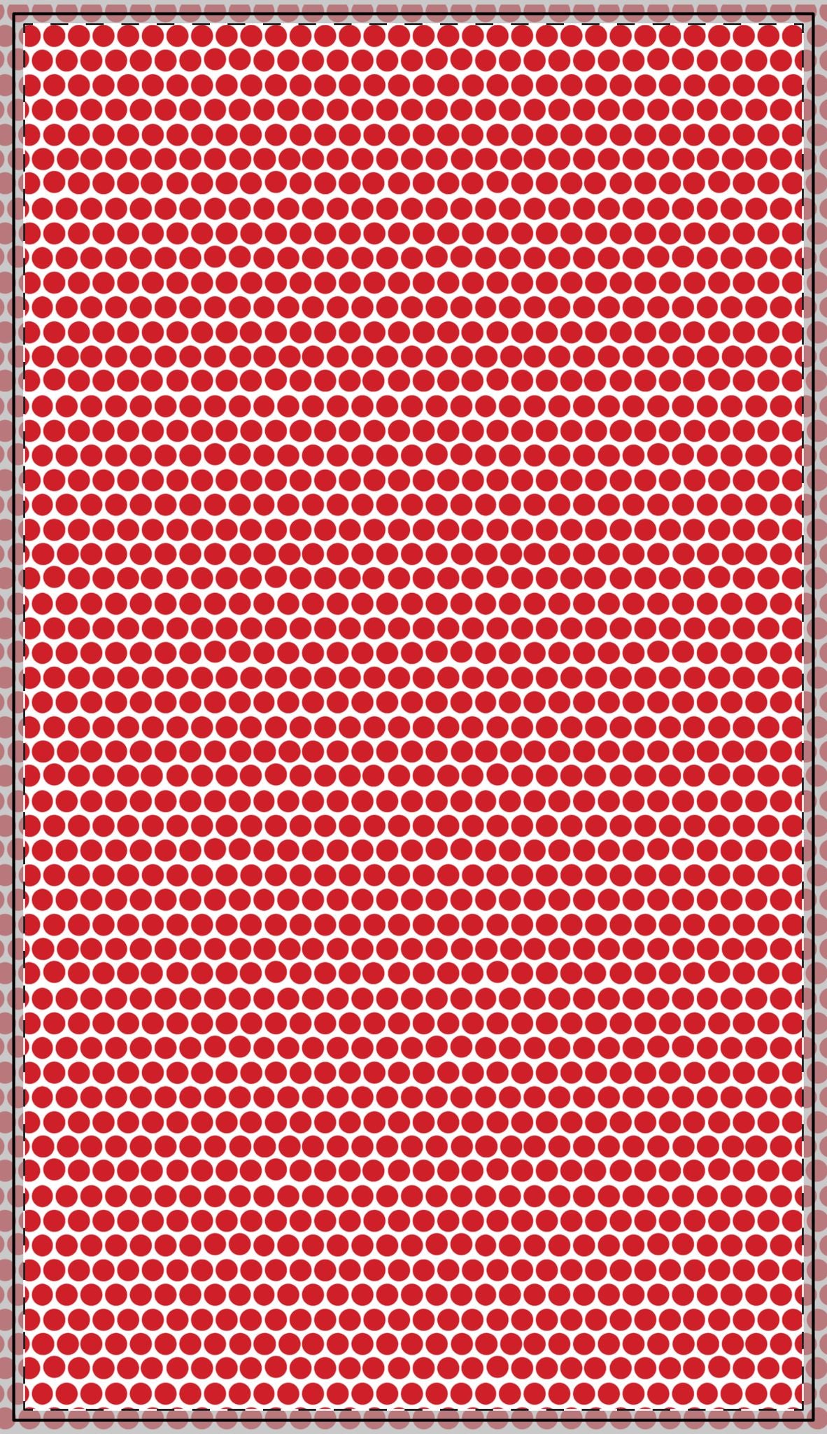 Red Polka Dots Square/Rectangle Tablecloths