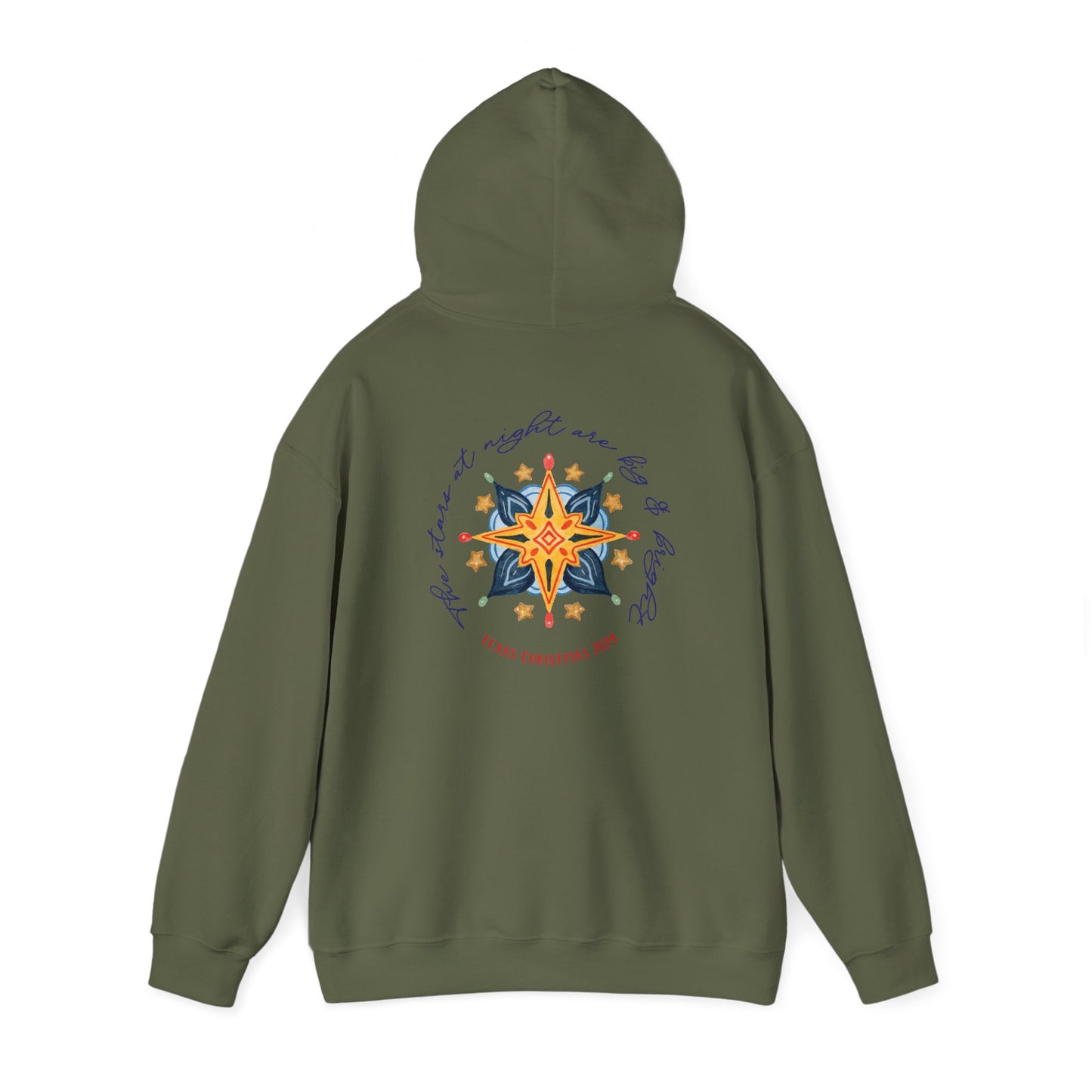 Texas Christmas Northern Star Unisex Heavy Blend™ Hooded Sweatshirt