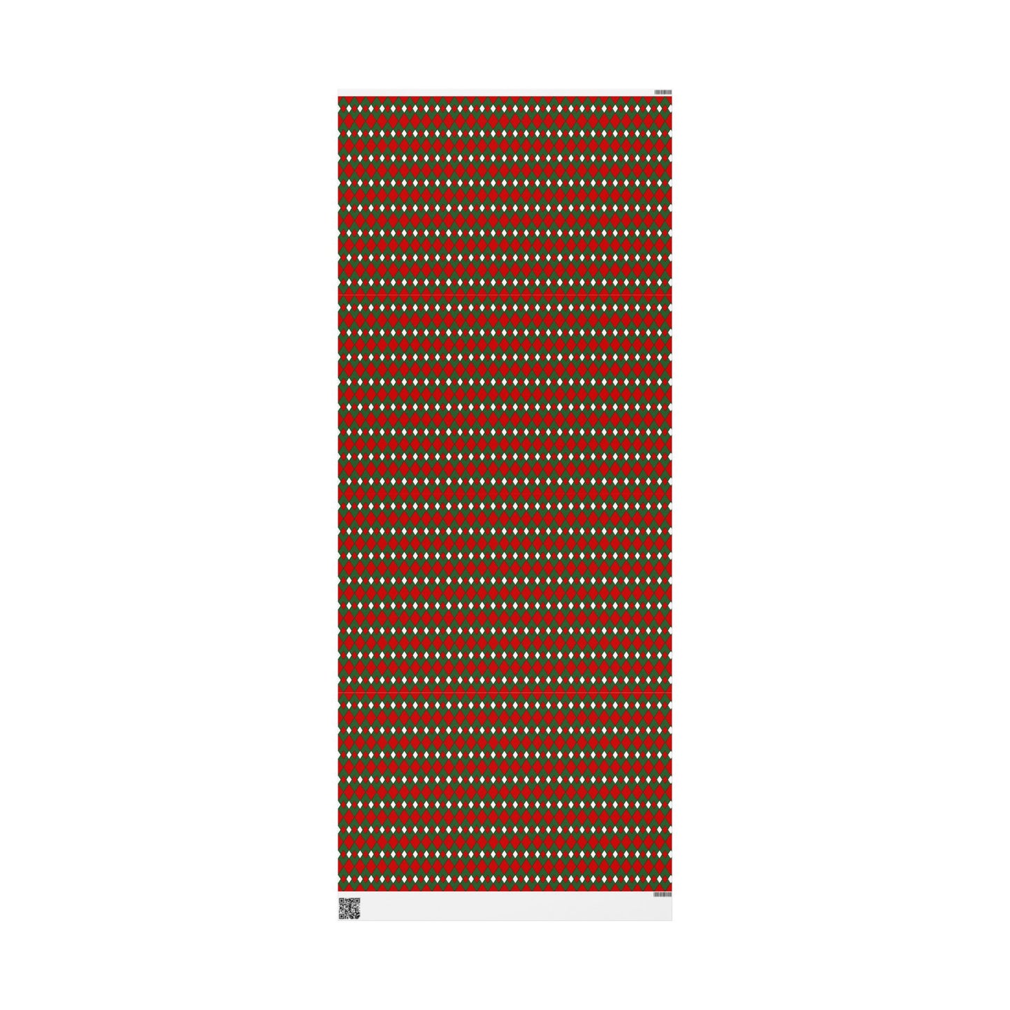 Christmas Fancy Argyle Wrapping Paper