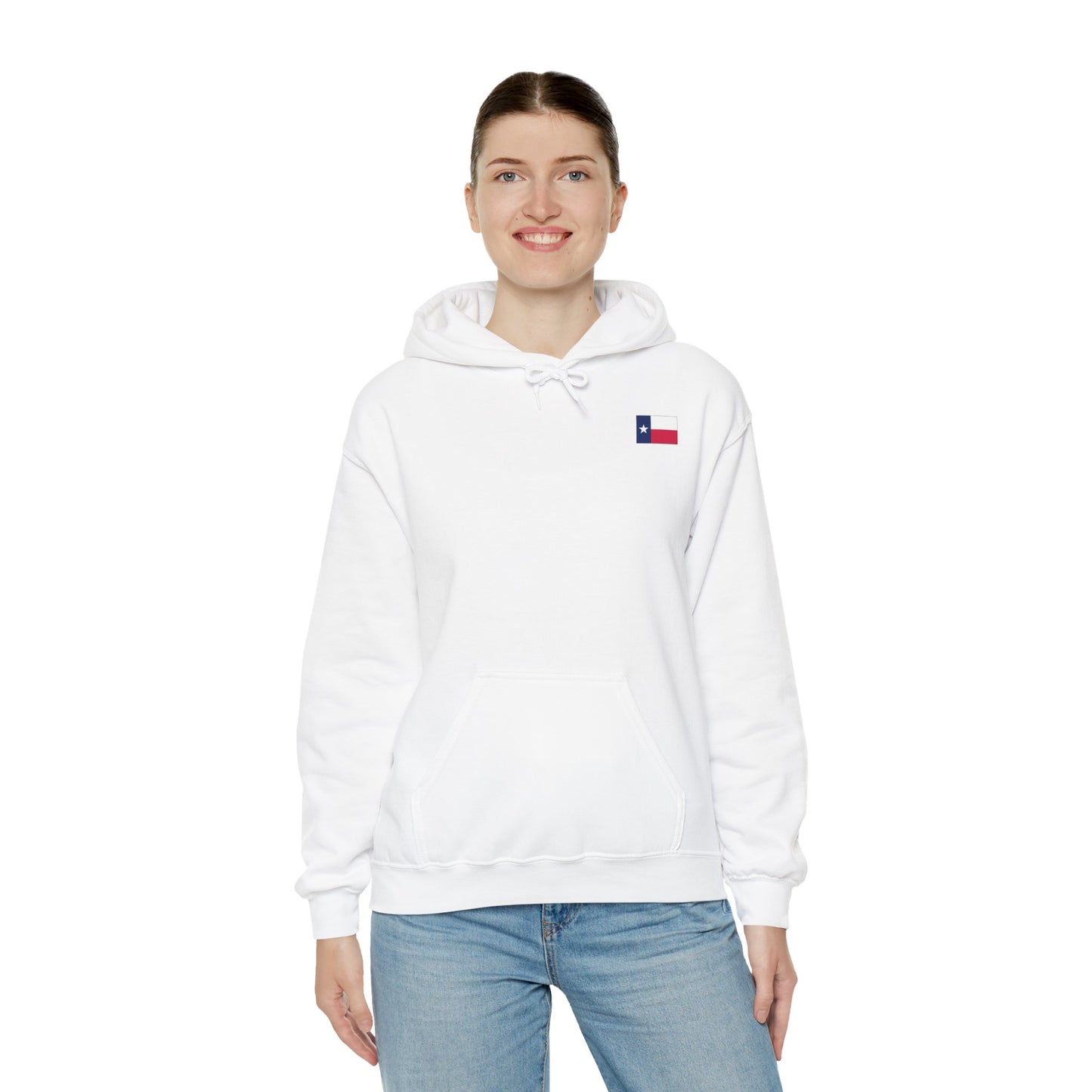 Dasher- Texas Christmas Cowboy Boots Unisex Heavy Blend™ Hooded Sweatshirt