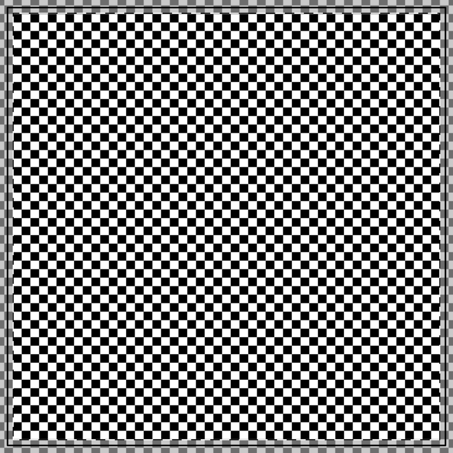 Black Checkered Square/Rectangle Tablecloths