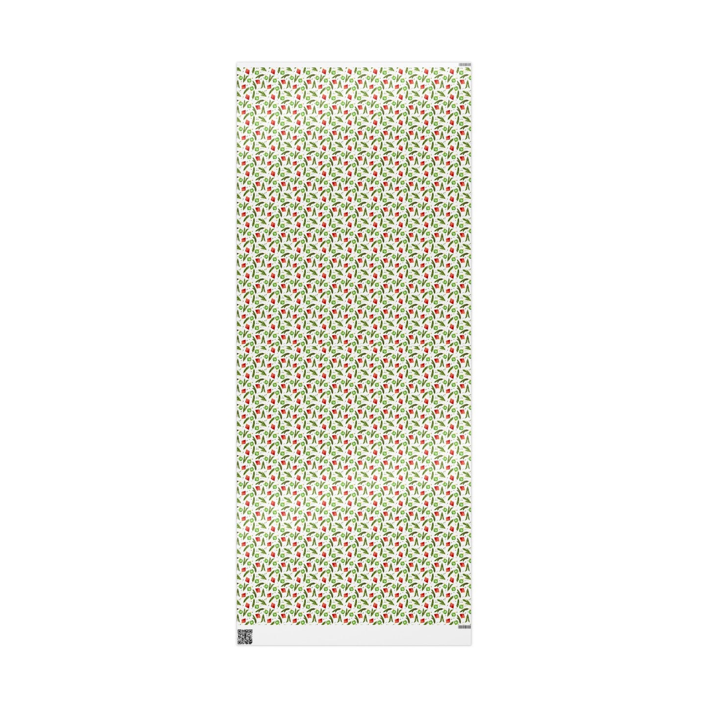 Watercolor Christmas Ornaments Wrapping Paper