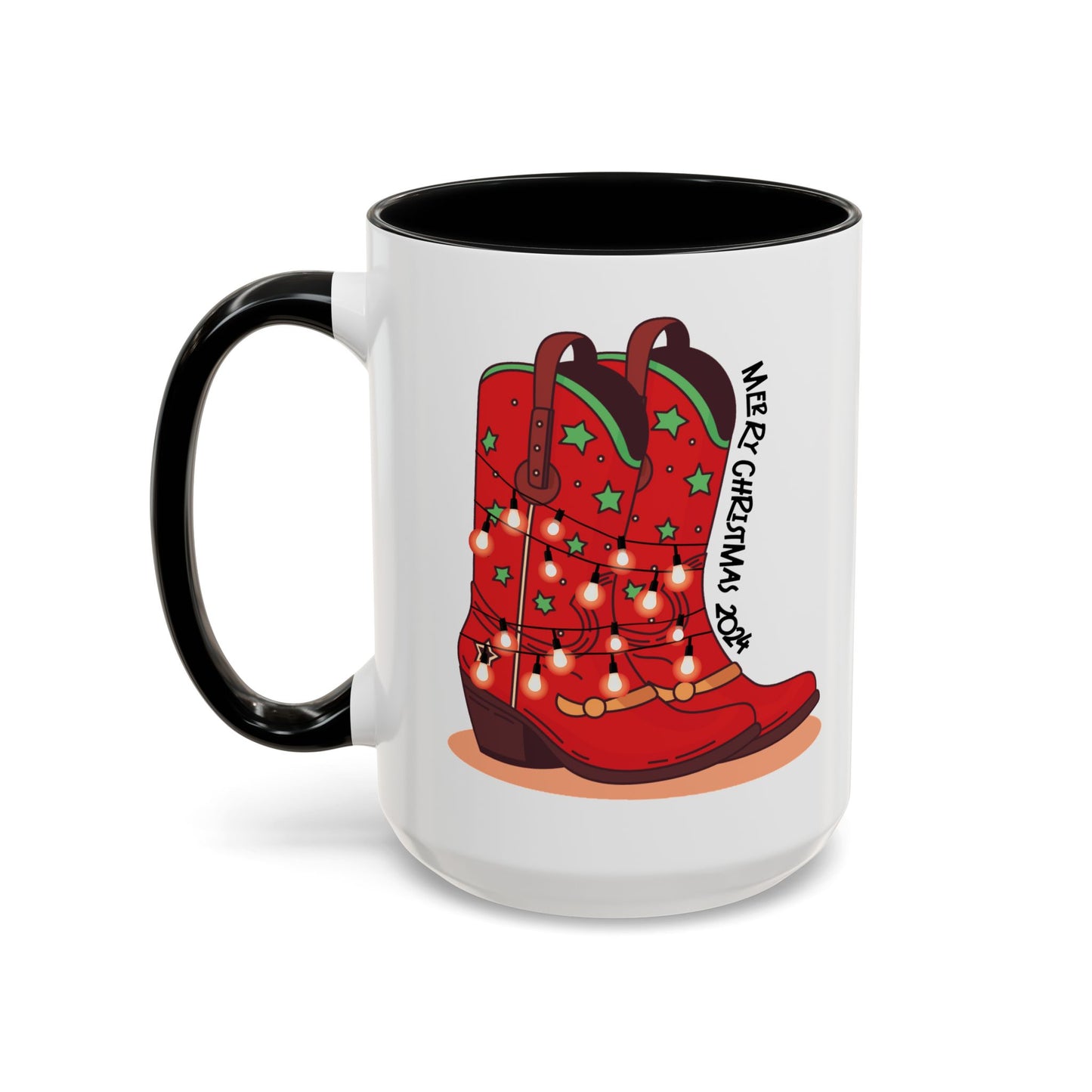 "Dancer" Cowboy Christmas Ceramic Mug (11oz, 15 oz)