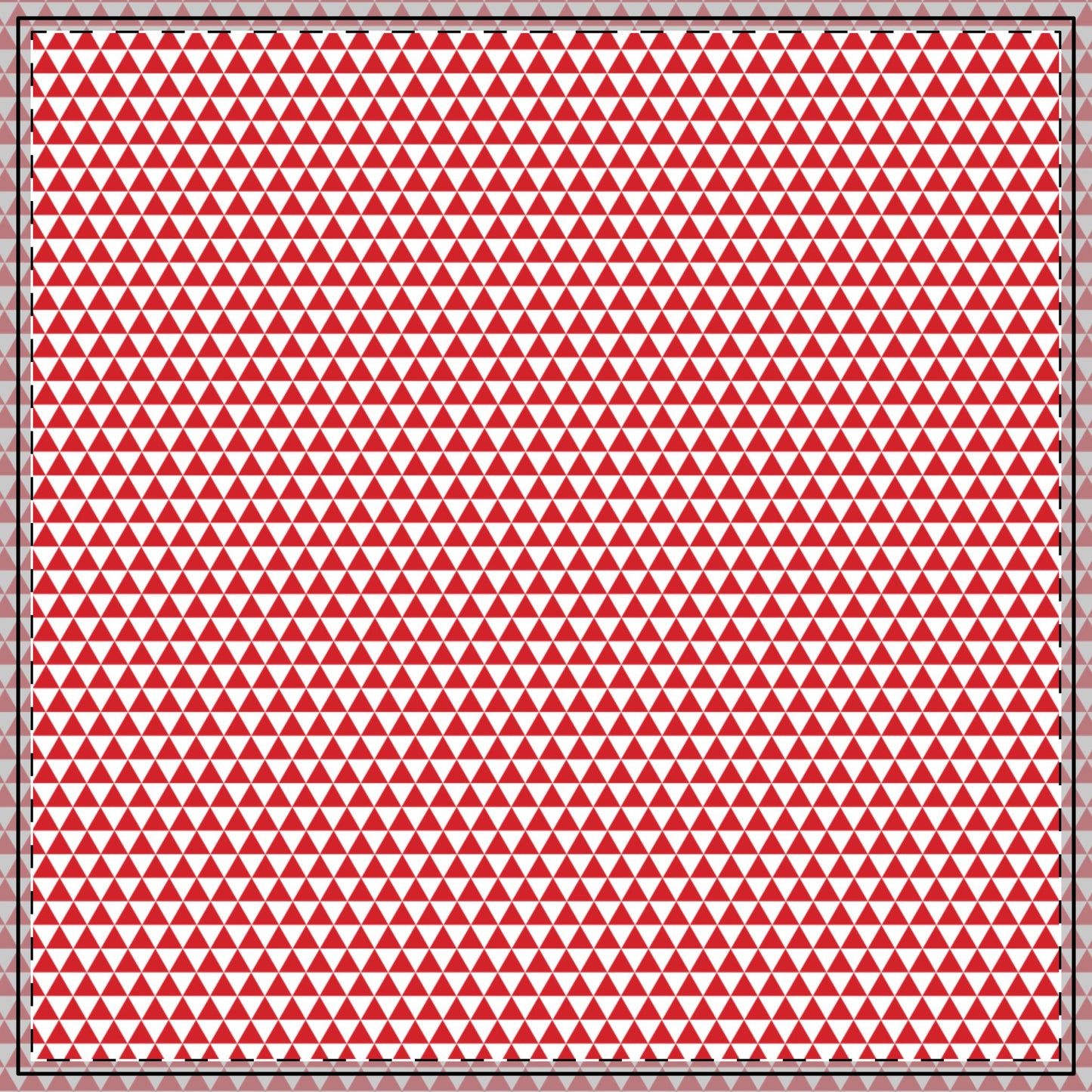 Red Triangles Square/Rectangle Tablecloths