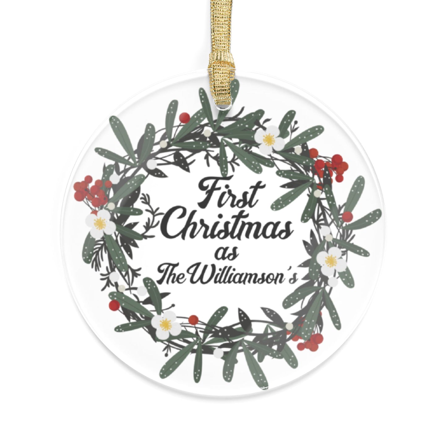 First Christmas as Married Couple