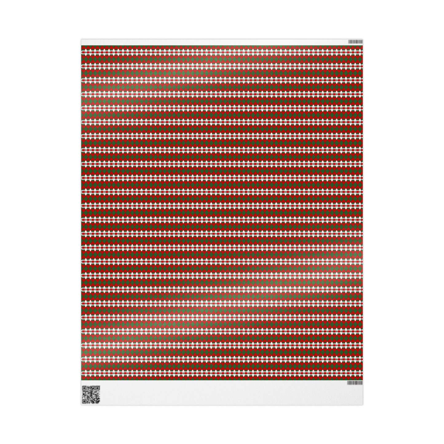 Christmas Extra Argyle Wrapping Paper