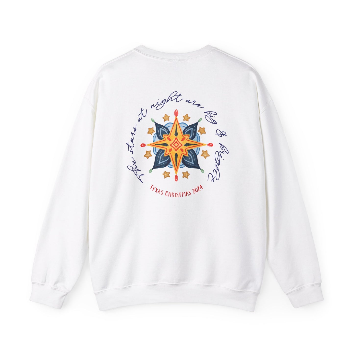 Texas Christmas Northern Star Unisex Heavy Blend™ Crewneck Sweatshirt