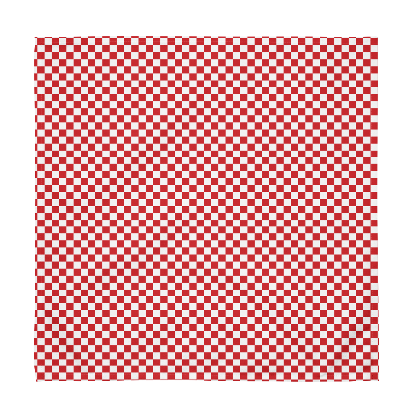 Red & White Check Polyester Napkins | Christmas Cloth Napkin Set, Festive Holiday Table Décor, Rustic Farmhouse Plaid Linens