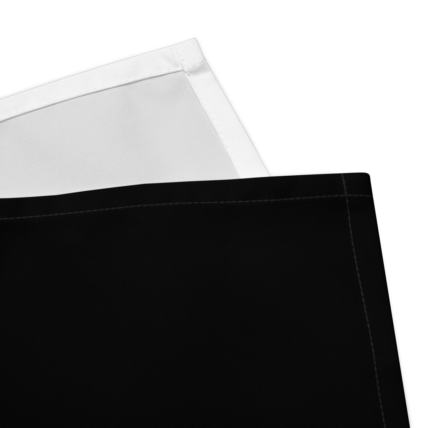 Black Holiday Napkin Set | 4 Washable Cloth Napkins, Elegant Christmas Table Decor