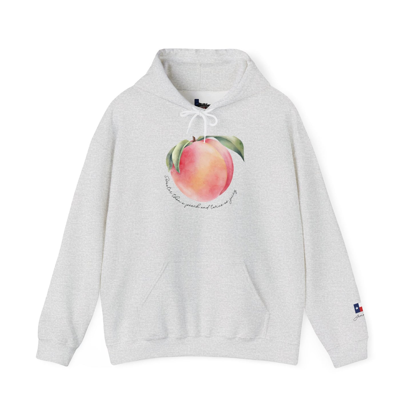 Sweeter Than A Peach In Honey Unisex Heavy Blend™ Hooded Sweatshirt