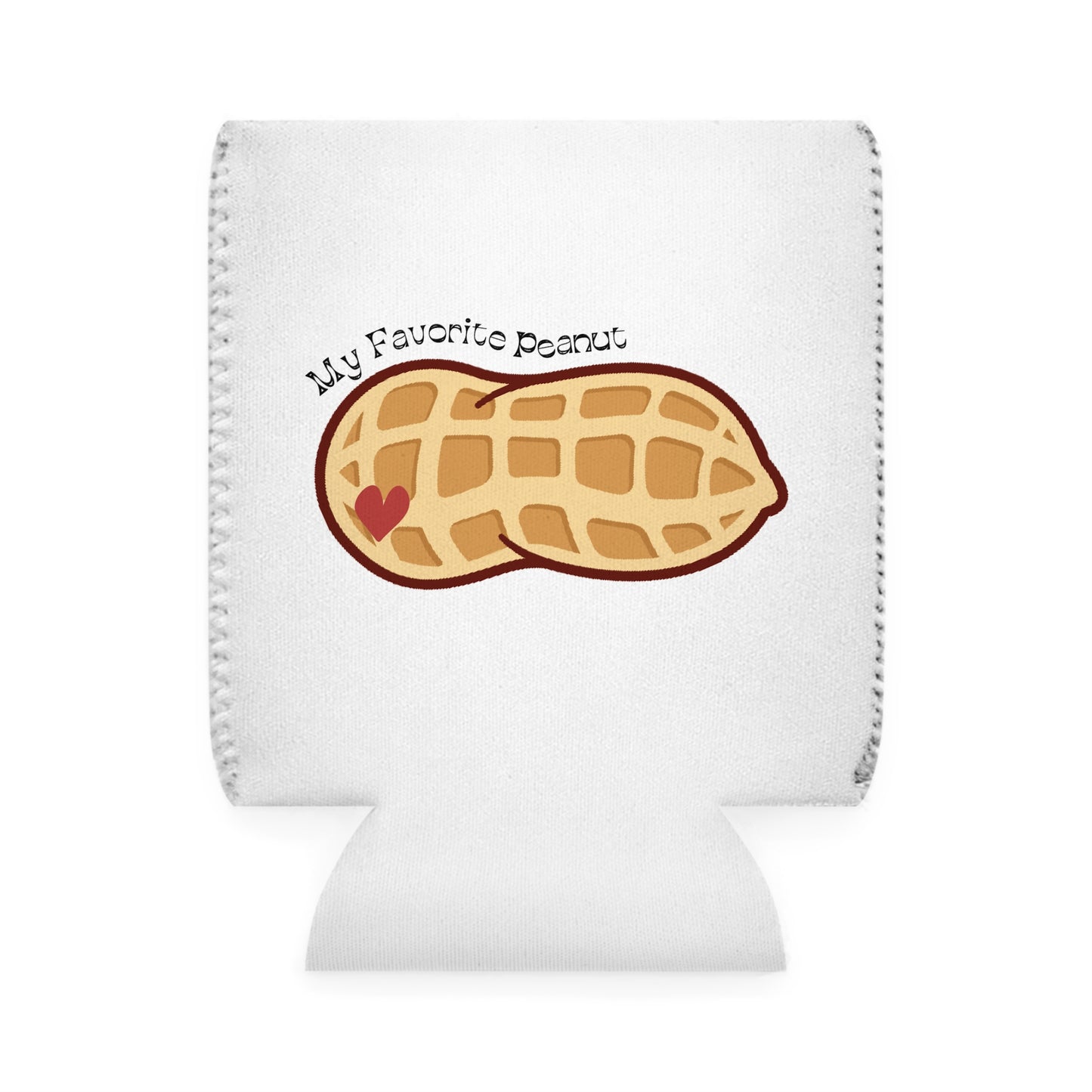 My Favorite Peanut Valentines Personalize Custom Name Can Cooler Sleeve