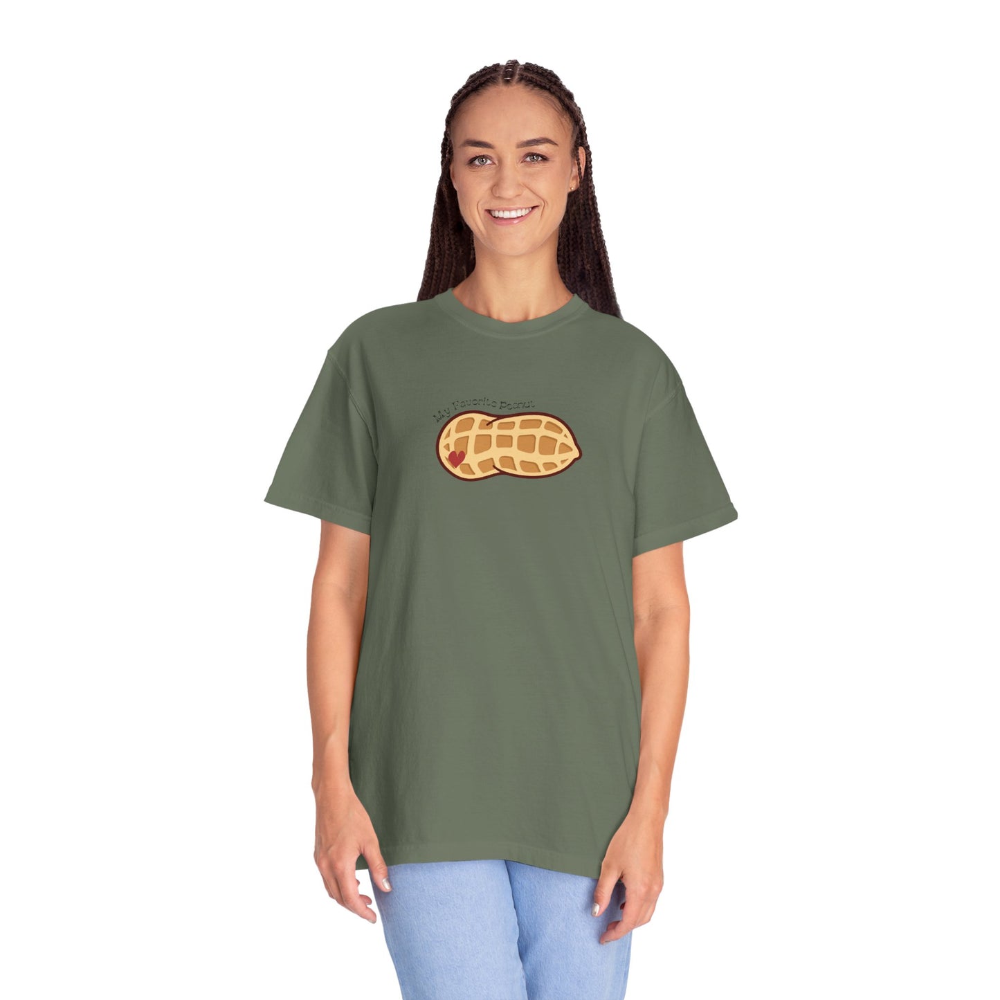 My Favorite Peanut Unisex Garment-Dyed T-shirt