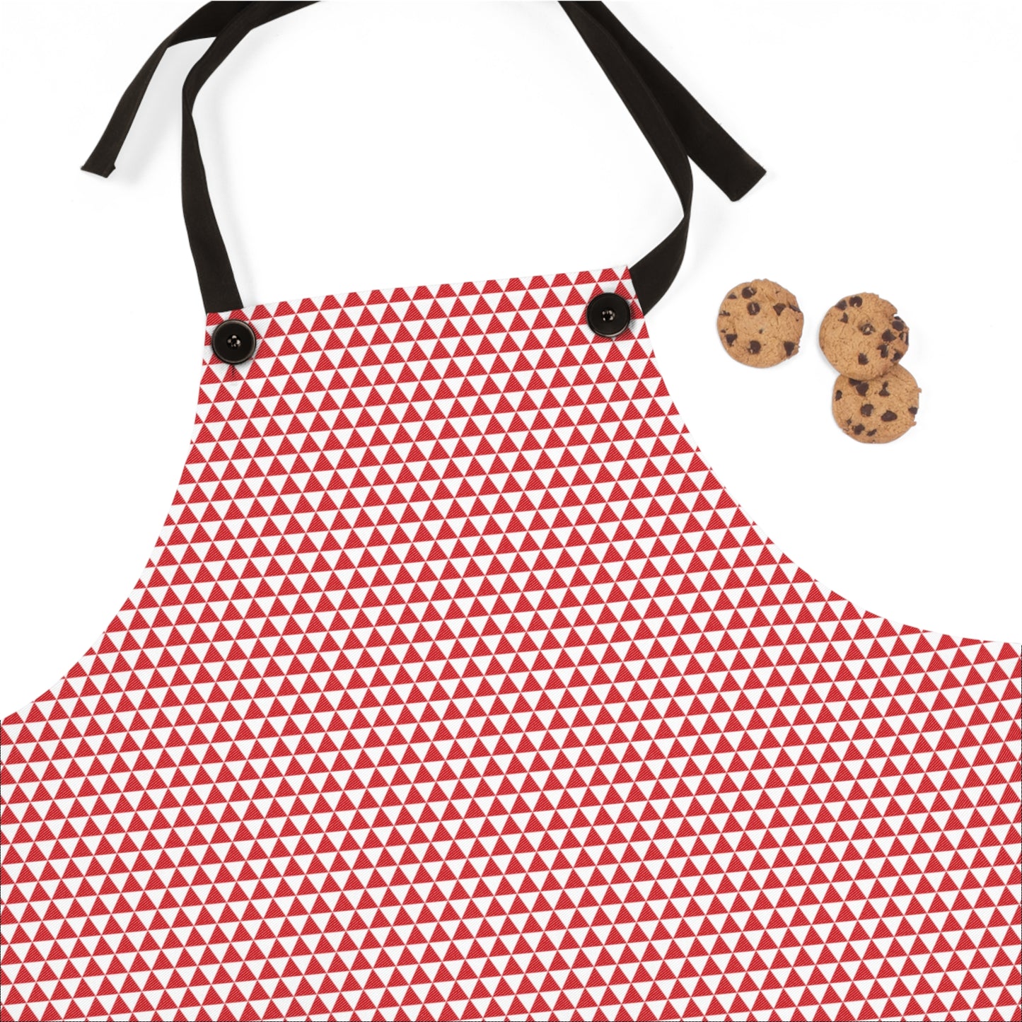 Red Triangles Apron