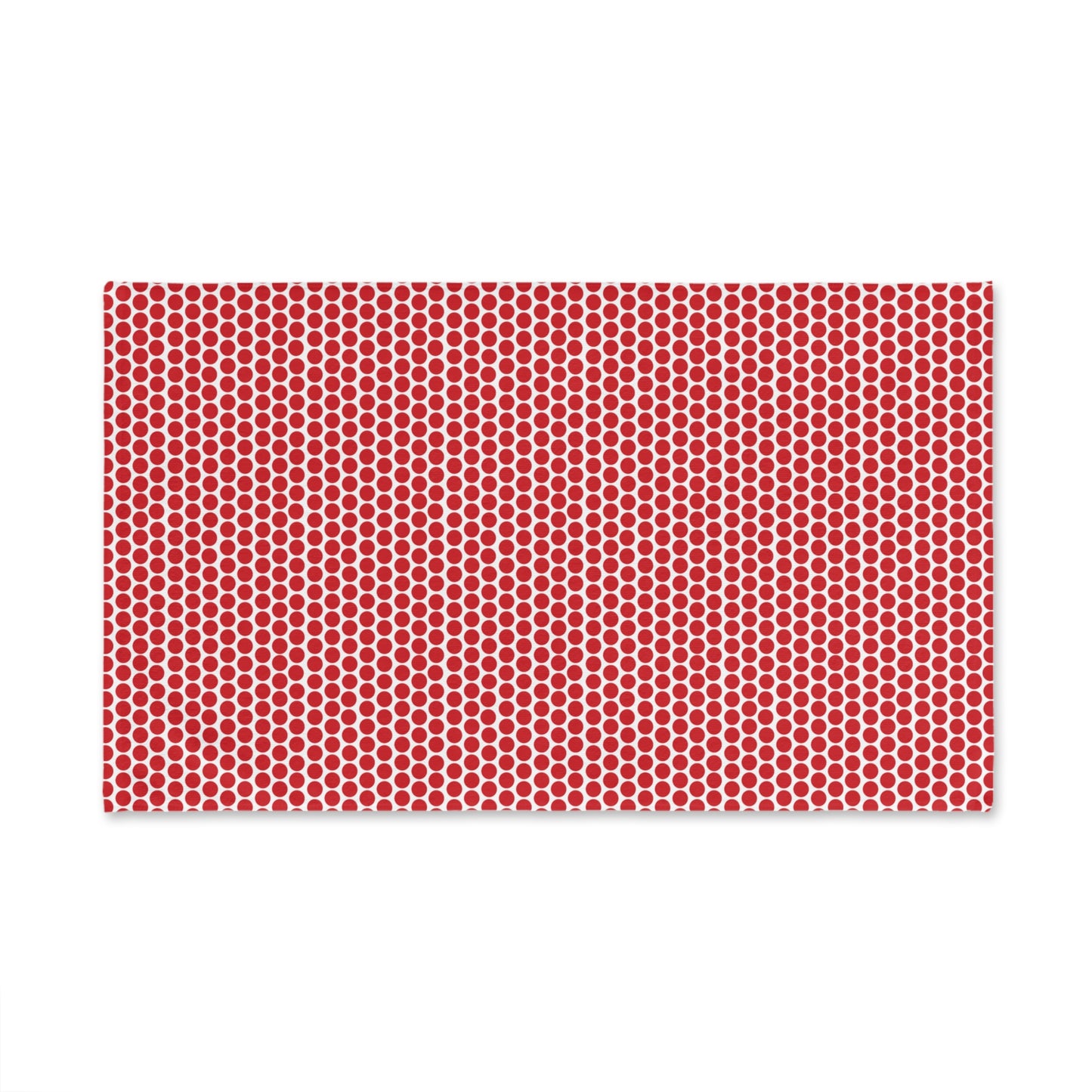 Red Polka Dots Hand Towel