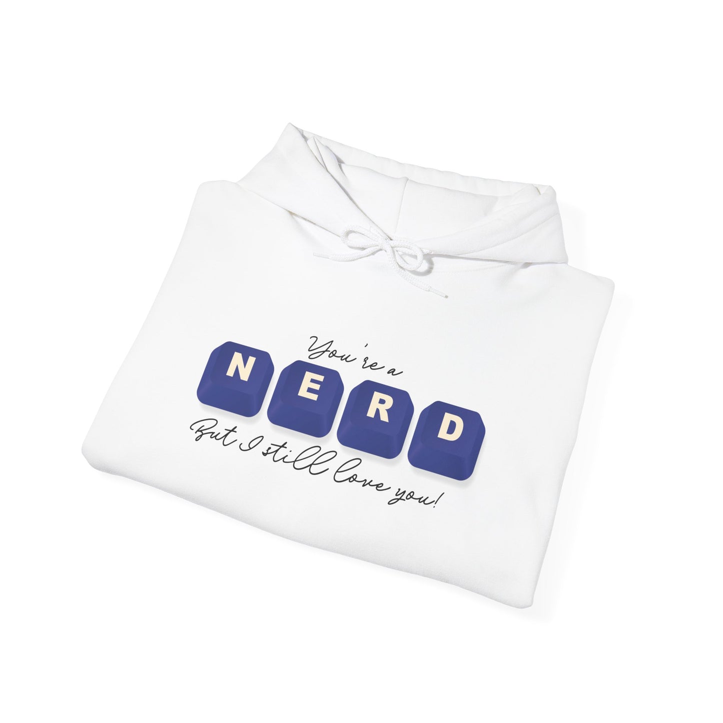 But I Still Love You NERD Key Caps Unisex Heavy Blend™ Hooded Sweatshirt