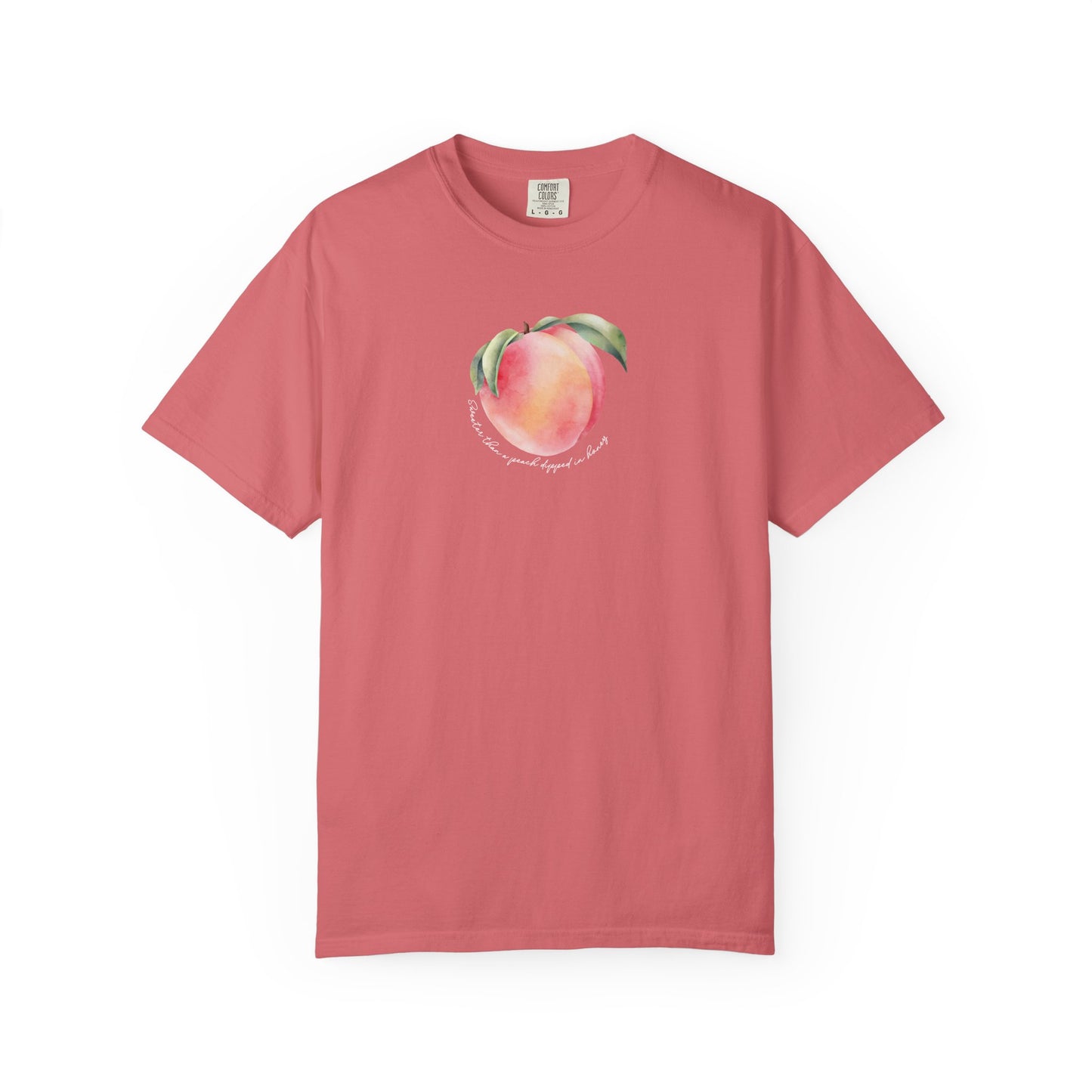 Sweeter Than A Peach In Honey Unisex Garment-Dyed T-shirt