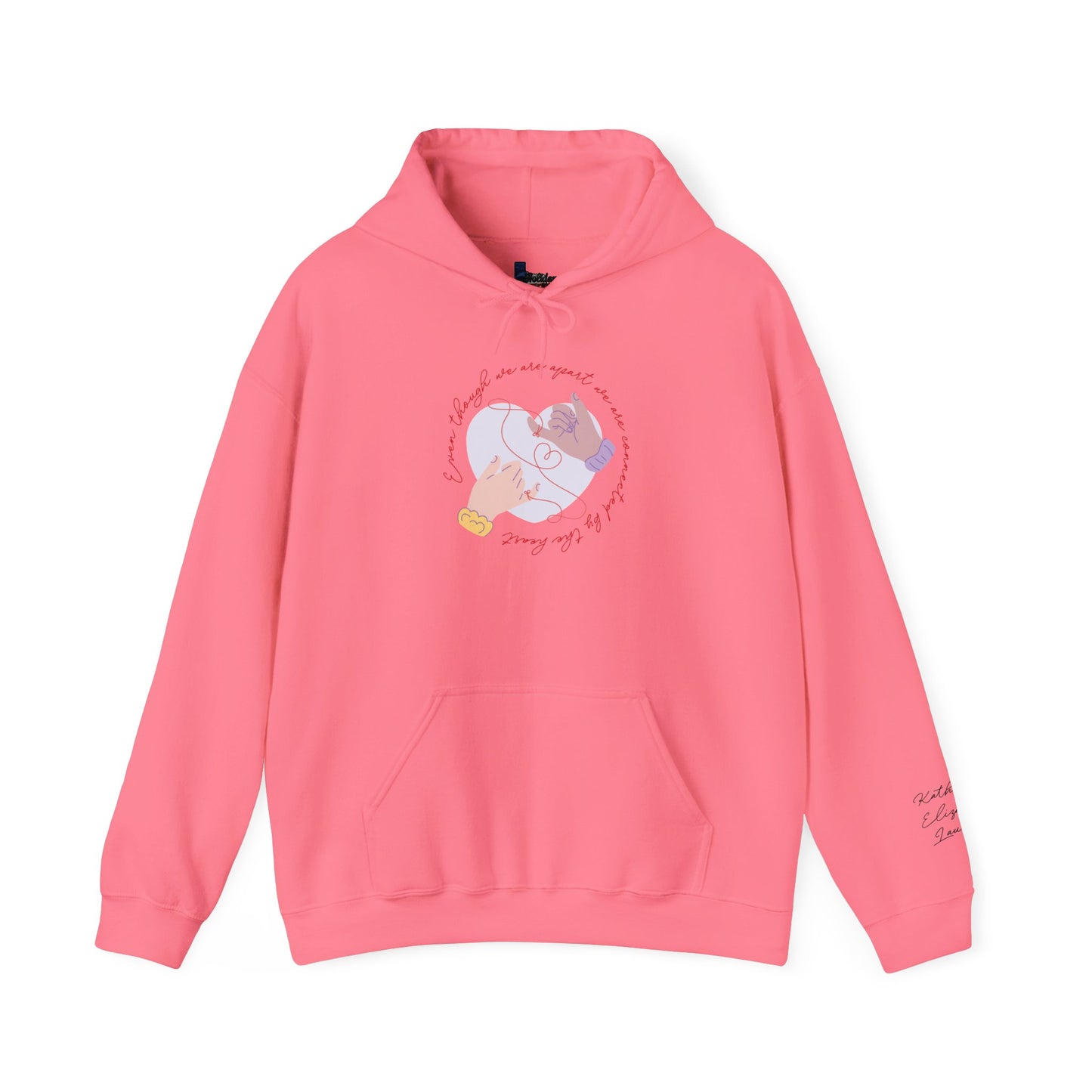 Apart But Connected By Heart Unisex Heavy Blend™ Hooded Sweatshirt