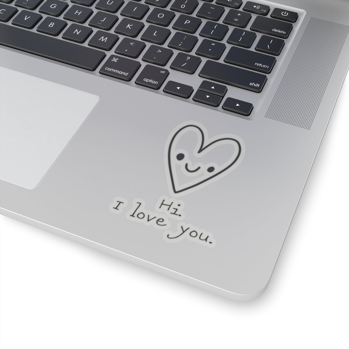 Hi. I Love You. Valentine Kiss-Cut Stickers