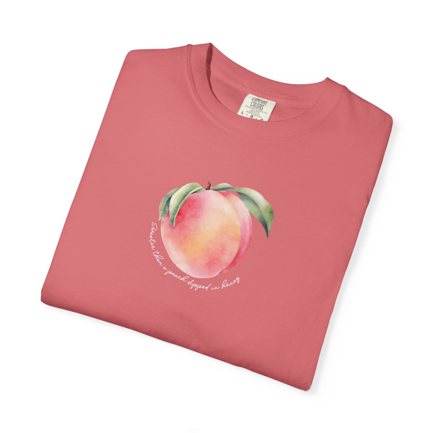 Sweeter Than A Peach In Honey Unisex Garment-Dyed T-shirt