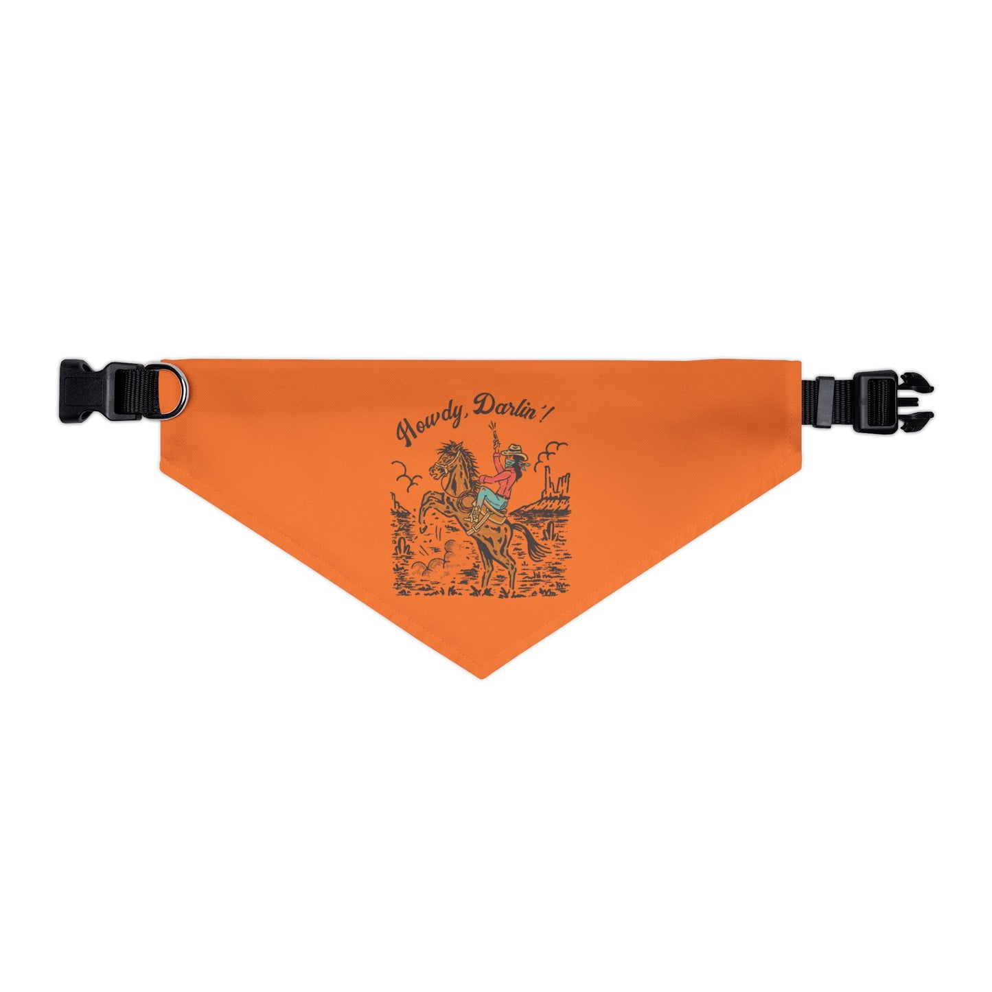 Howdy, Darlin'! Western Love Clip-On Pet Bandana Collar