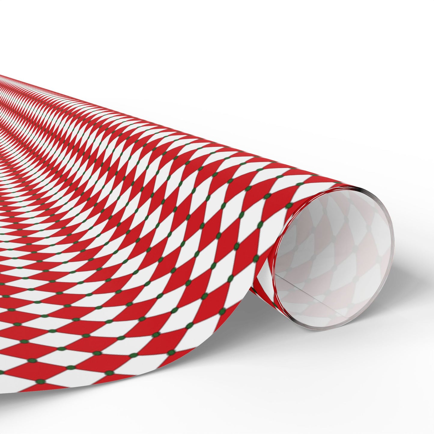 Nutcracker Drummer Red Argyle Wrapping Paper | Luxury Matte or Glossy Gift Wrap, 90gsm Fine Art Paper, 3 Sizes