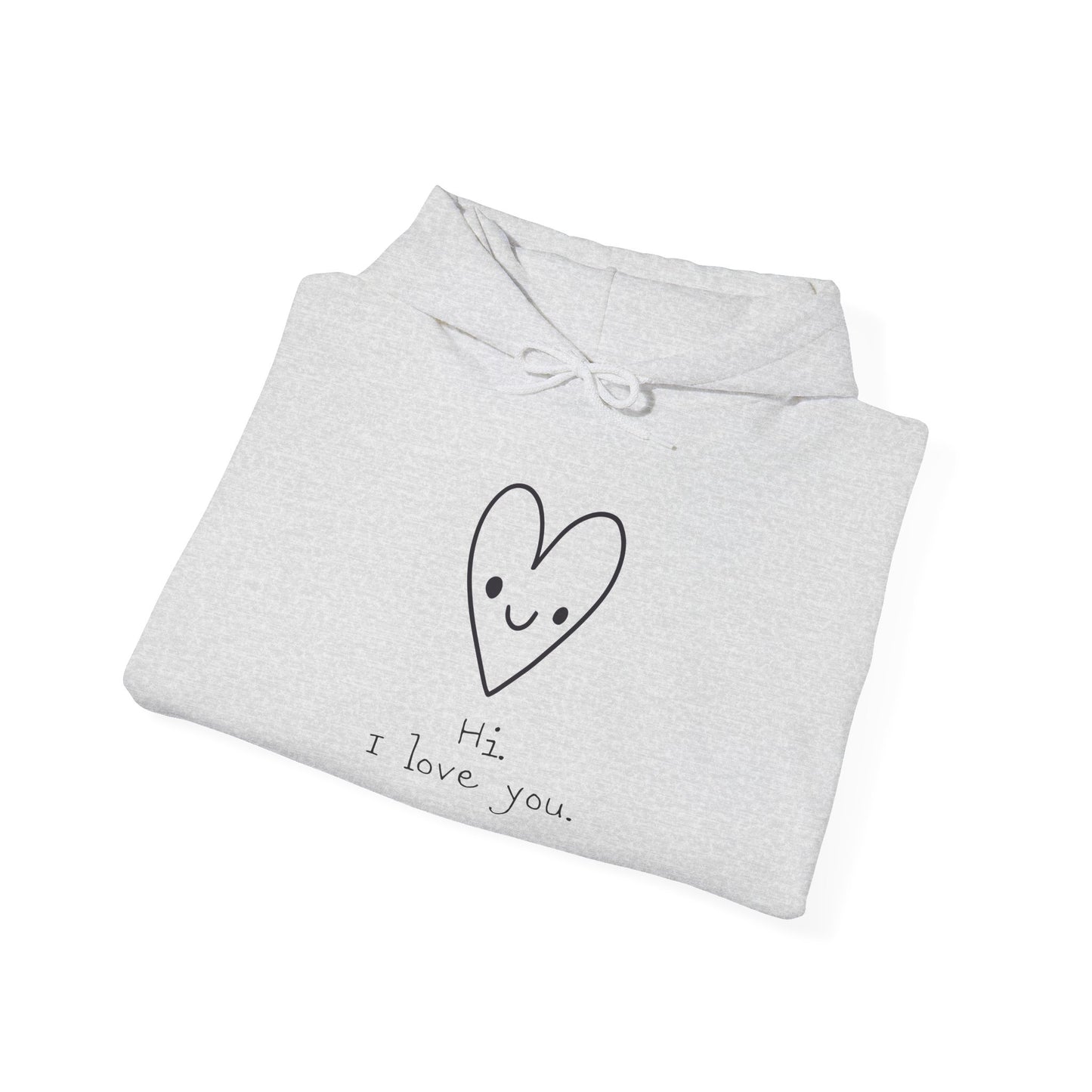 Hi. I Love You. Unisex Heavy Blend™ Hooded Sweatshirt