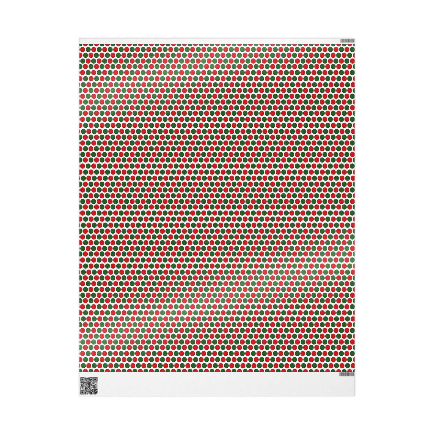 Christmas Polka Dot Party Wrapping Paper