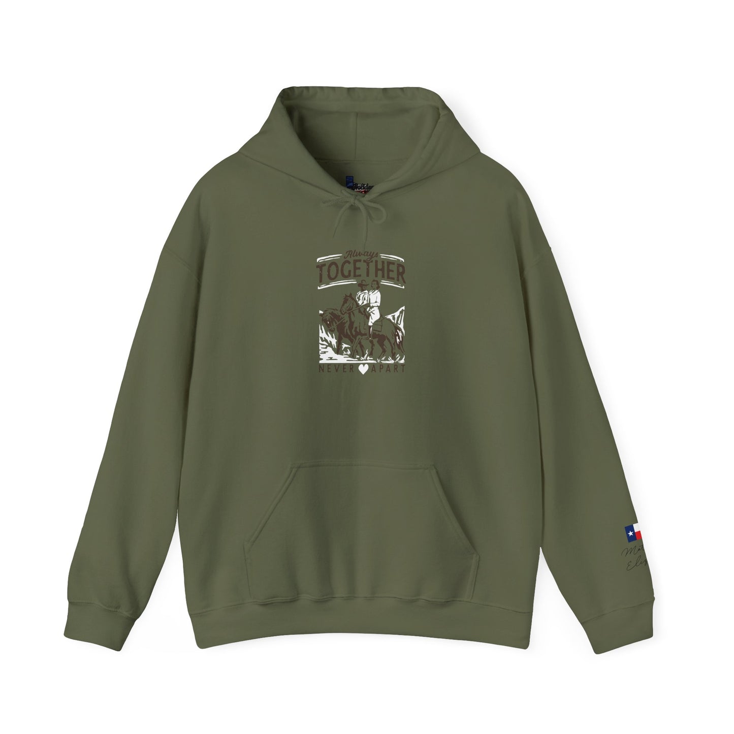 Always Together Western Graphic Unisex Heavy Blend™ Hooded Sweatshirt