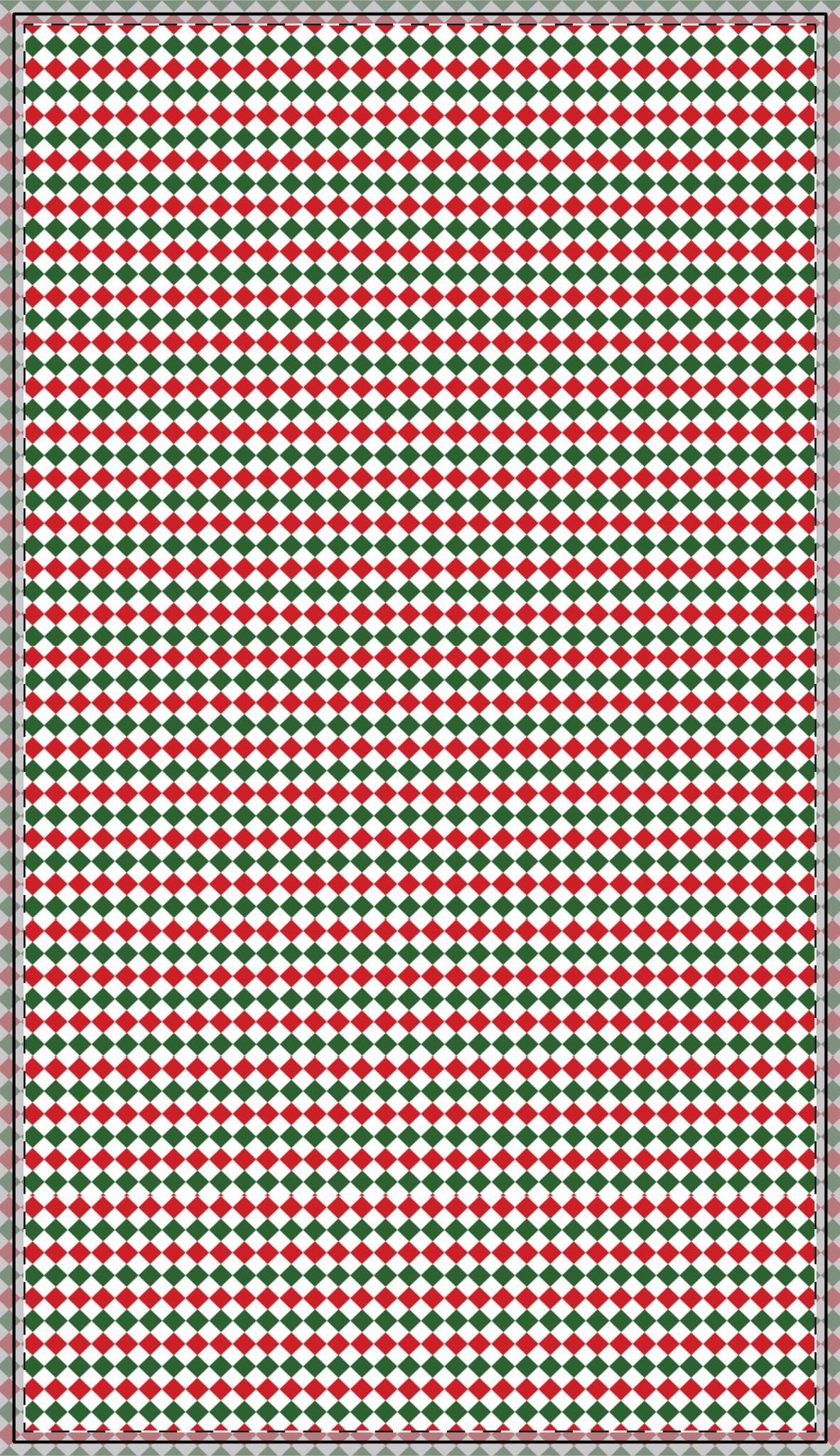 Christmas Argyle Square/Rectangle Tablecloths