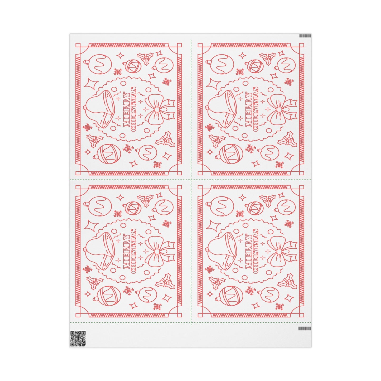 Christmas Wreath Coloring Placemats