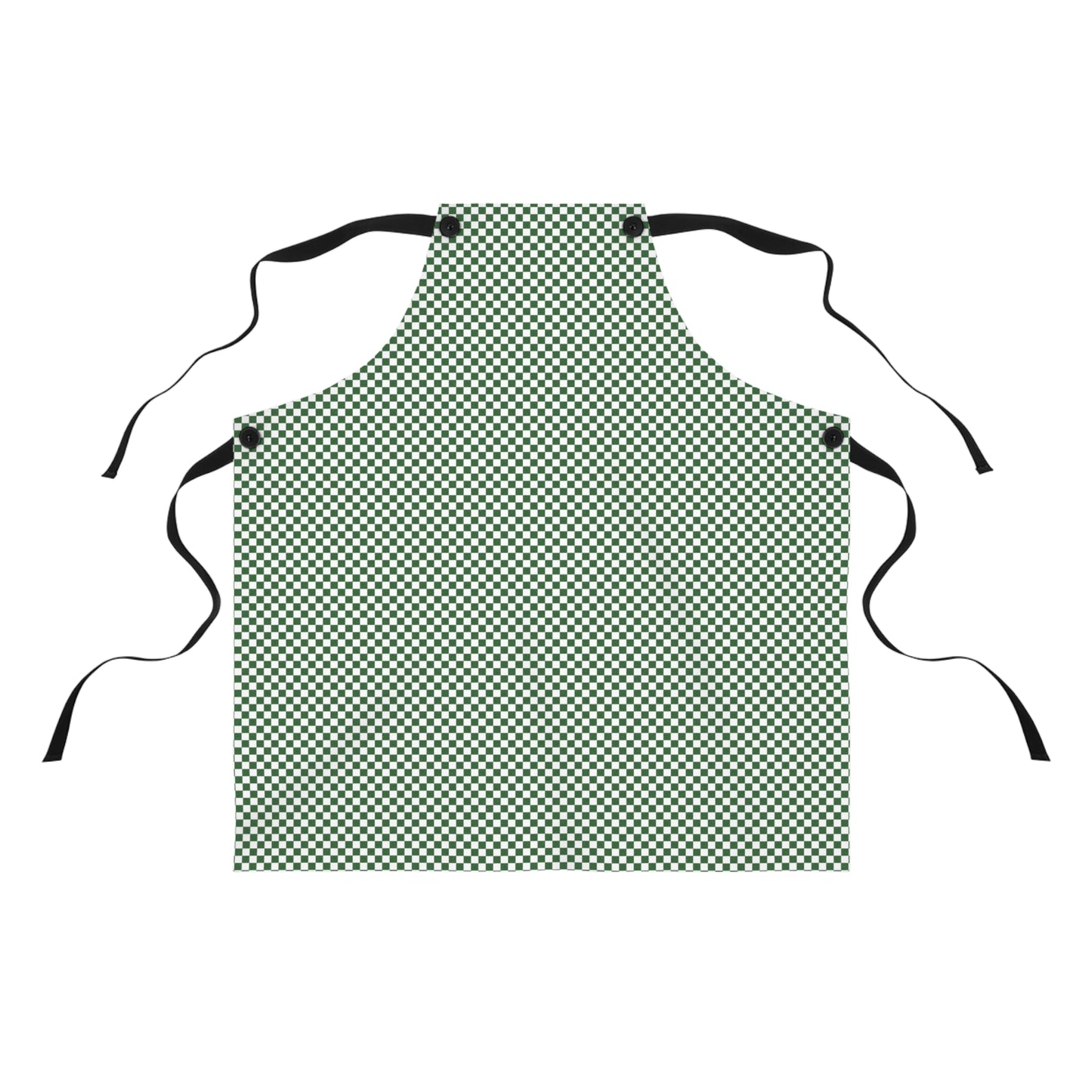 Green Checkered Apron