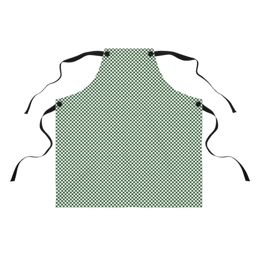 Green Checkered Apron