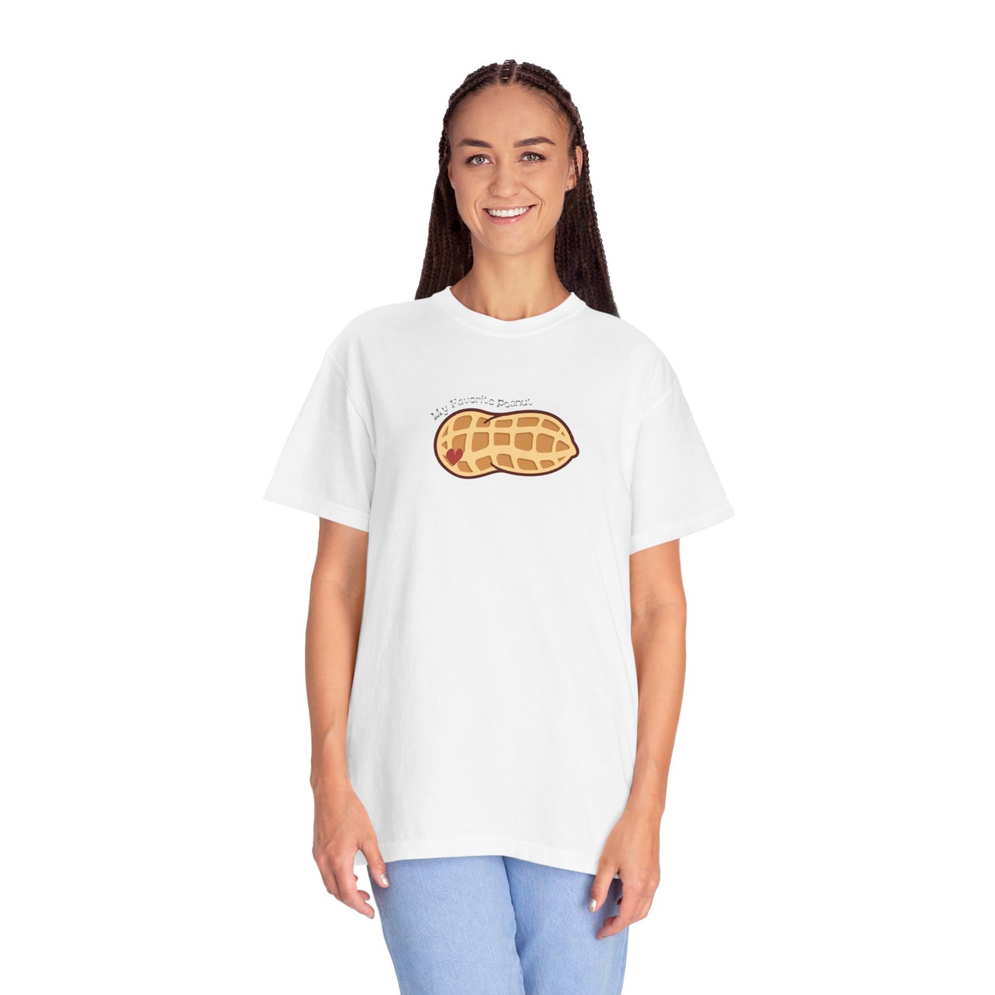 My Favorite Peanut Unisex Garment-Dyed T-shirt