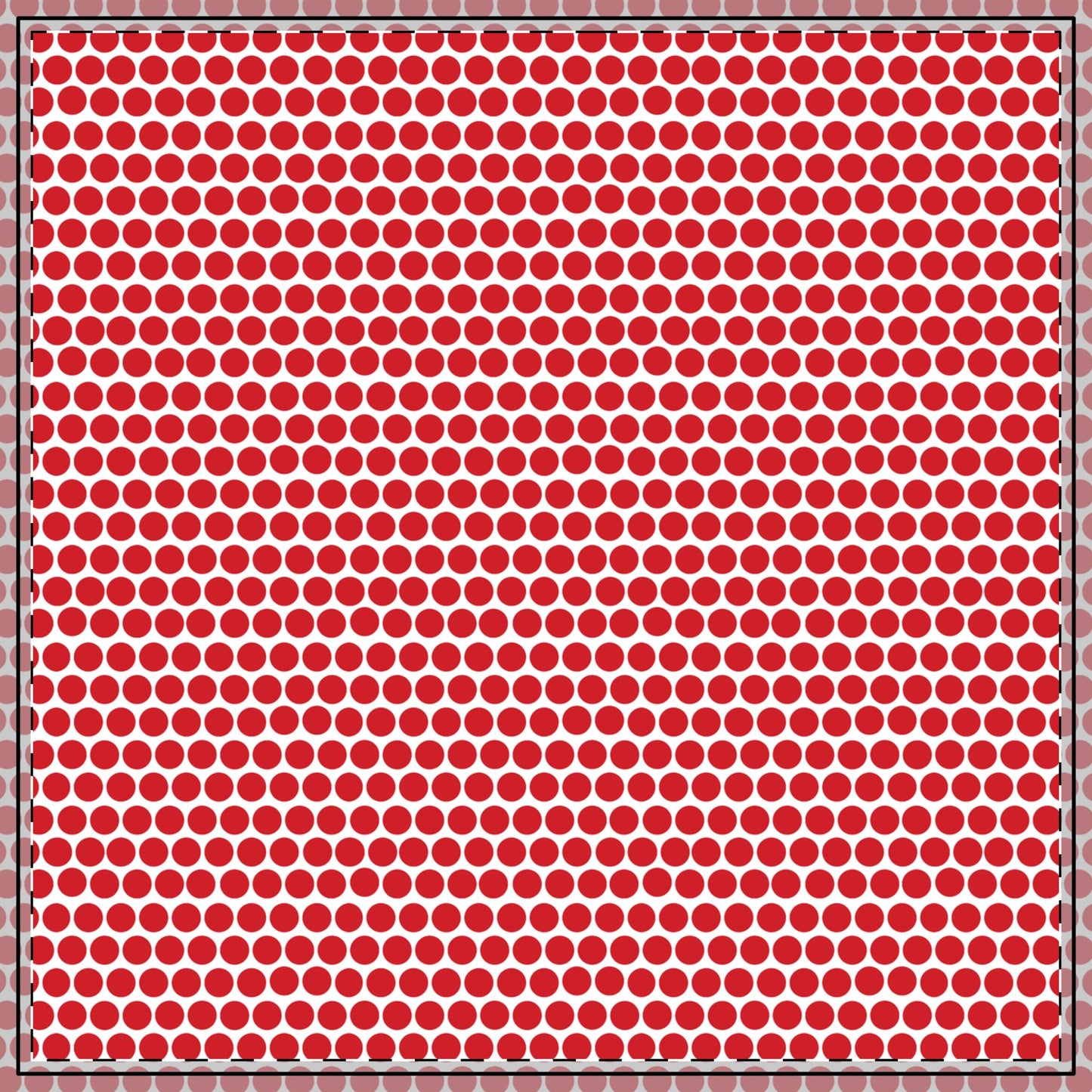 Red Polka Dots Square/Rectangle Tablecloths