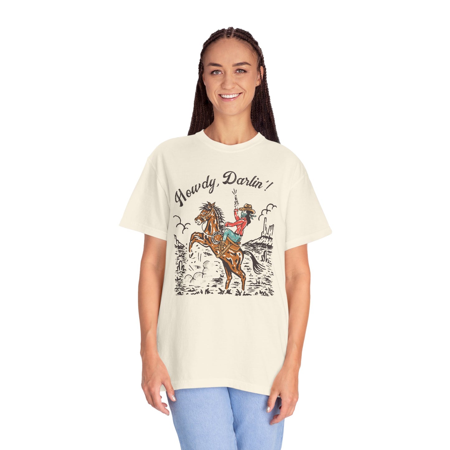 Howdy, Darlin'! Unisex Garment-Dyed T-shirt