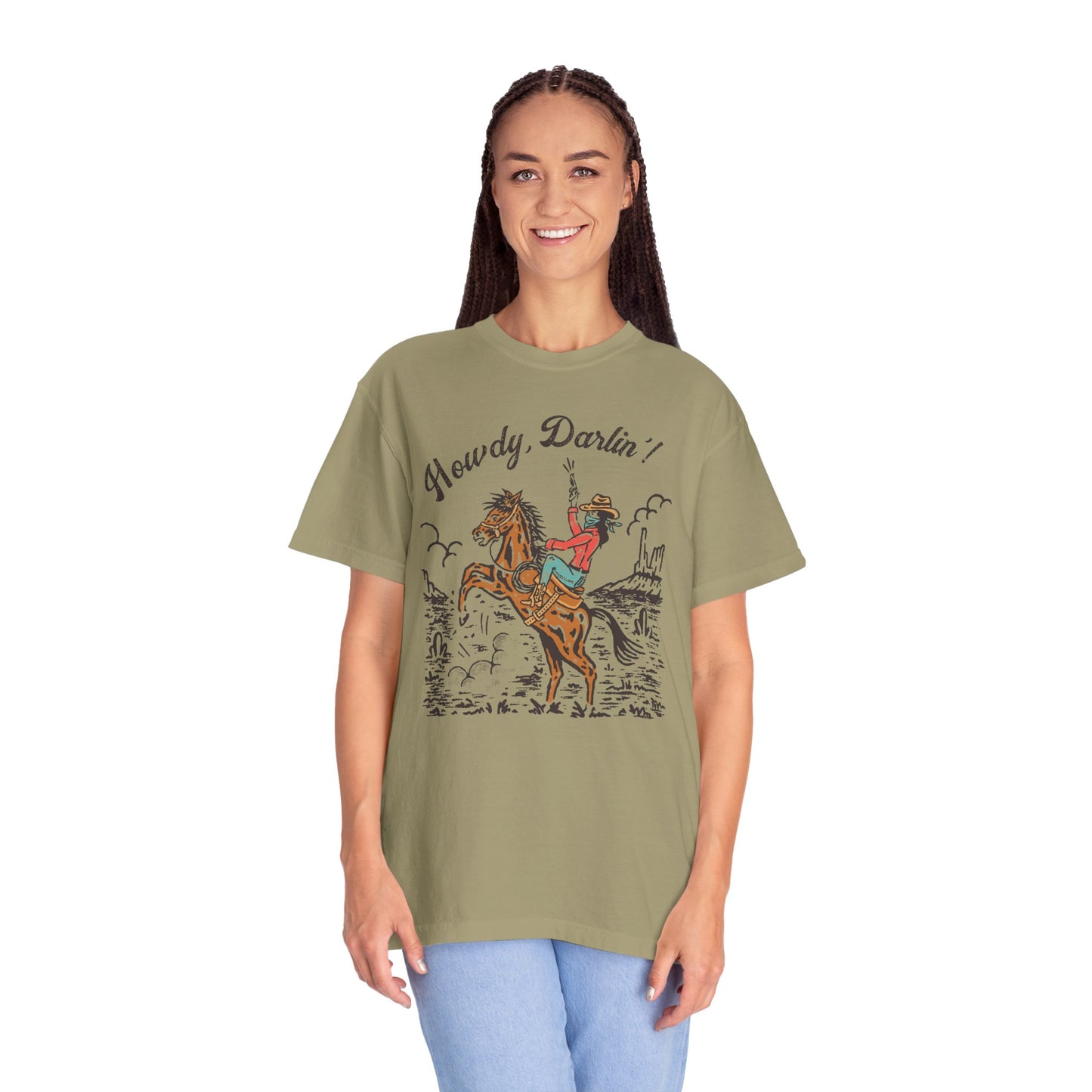 Howdy, Darlin'! Unisex Garment-Dyed T-shirt