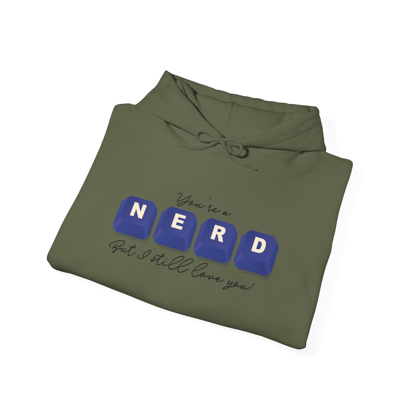 But I Still Love You NERD Key Caps Unisex Heavy Blend™ Hooded Sweatshirt